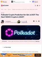 Polkadot Q4 Prediction: Is DOT Going to be Next 1000x Crypto?