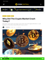 Why Did The Crypto Market Crash Today? - CoinCentral