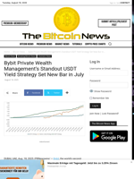 Bybit Private Wealth Management's Standout USDT Yield Strategy Set New Bar in July