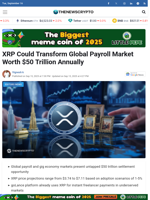 XRP Could Transform Global Payroll Market Worth $50 Trillion Annually