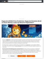 Dogecoin (DOGE) Price Prediction: Dogecoin Reclaims $0.22 as Smart Money Loads Up Ahead of September? - Brave New Coin