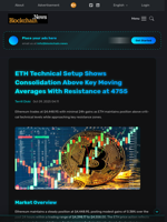 ETH Technical Setup Shows Consolidation Above Key Moving Averages With Resistance at 4755 - Blockchain.News