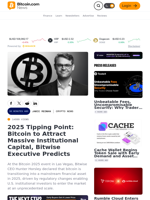 2025 Tipping Point: Bitcoin to Attract Massive Institutional Capital, Bitwise Executive Predicts – Crypto News Bitcoin News