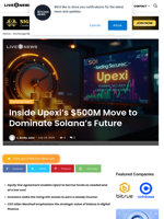 Inside Upexi’s $500M Move to Dominate Solana’s Future | Live Bitcoin News