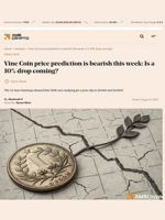 Vine Coin price prediction is bearish this week: Is a 10% drop coming? - AMBCrypto