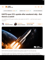 KAITO eyes 13% upside after weekend rally – But there’s a catch! - AMBCrypto