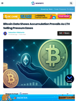 Bitcoin Data Shows Accumulation Prevails As LTH Selling Pressure Eases