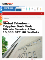 Global Takedown Cripples Dark Web Bitcoin Service After 10,333 BTC Hit Wallets - The Crypto News Wire