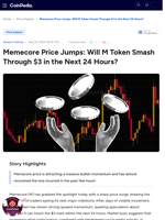 Memecore Price Jumps: Will M Token Smash Through $3 in the Next 24 Hours?