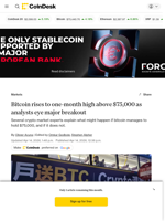 BTC tests $75,000 ‘structural breakout’ level with $85,000 upside in view