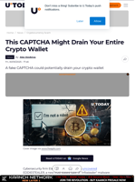 This CAPTCHA Might Drain Your Entire Crypto Wallet