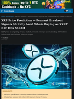 XRP Price Prediction — Pennant Breakout Signals $6 Rally Amid Whale Buying as XXRP ETF Hits $462M