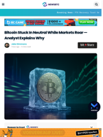 Bitcoin Stuck In Neutral While Markets Roar — Why?