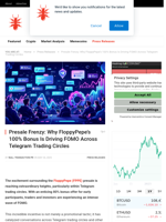 Presale Frenzy: Why FloppyPepe’s 100% Bonus Is Driving FOMO Across Telegram Trading Circles - NullTX