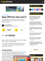Ripple (XRP) News Today: April 21