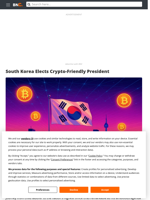 South Korea Elects Crypto-Friendly President - Brave New Coin
