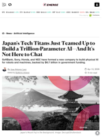 Japan's Tech Titans Just Teamed Up to Build a Trillion-Parameter AI—And It's Not Here to Chat - Decrypt