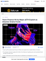 Yearn Finance Suffers yETH Hack as Attacker Drains Millions