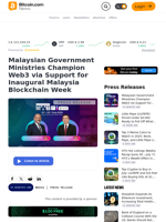 Malaysian Government Ministries Champion Web3 via Support for Inaugural Malaysia Blockchain Week – Press release Bitcoin News