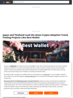 Japan and Thailand Lead Crypto Adoption: Best Wallet Token Soars