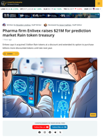 Enlivex Raises Funds for Rain Prediction Market Token Buys
