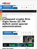 Collapsed crypto firm Ziglu faces $2.7M deficit amid special administration - The Crypto News Wire