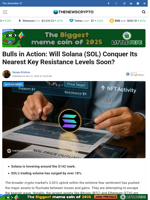Bulls in Action: Will Solana (SOL) Conquer Its Nearest Key Resistance Levels Soon?
