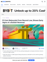 PI Price Wild Recovery Has Traders Talking