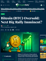 Bitcoin (BTC) Oversold: Next Big Rally Imminent? - Crypto Daily
