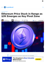 Here's Why Ethereum Price at $2K Emerges as Key Pivot Zone