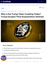 Why is the Trump Token Crashing Today?
