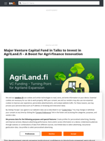 Major Venture Capital Fund in Talks to Invest in AgriLand.fi – A Boost for Agri-Finance Innovation - Brave New Coin