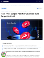 Flare Price Surges Past Key Levels as Bulls Target $0.0308
