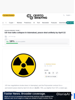 US-Iran talks collapse in Islamabad, peace deal unlikely by April 22