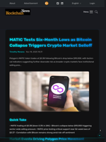 MATIC Tests Six-Month Lows as Bitcoin Collapse Triggers Crypto Market Selloff - Blockchain.News