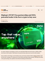 Digitap's ($TAP) Visa partnership and 100x potential make it the best crypto to buy now - AMBCrypto