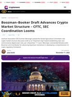 Crypto Market Structure: Key Regulatory Developments