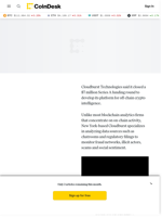 Cloudburst Raises $7M Series A to Scale Off-Chain Crypto Intelligence Platform