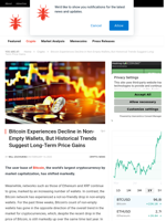 Bitcoin Experiences Decline in Non-Empty Wallets, But Historical Trends Suggest Long-Term Price Gains - NullTX