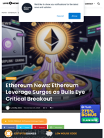 Ethereum News: Ethereum Leverage Surges as Bulls Eye Critical Breakout | Live Bitcoin News