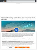 Chainlink Forms Cup and Handle as Price Targets Breakout Above $30 - Brave New Coin