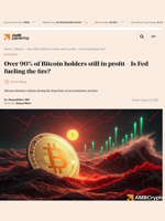 Over 90% of Bitcoin holders still in profit - Is Fed fueling the fire? - AMBCrypto