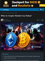 Why Is Crypto Market Up Today?