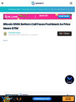 Bitcoin $50K Bottom Call Faces Pushback As Price Nears $75K
