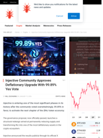 Injective Community Approves Deflationary Upgrade With 99.89%...