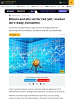 Crypto Will Surge On Fed Moves And Market Isn't Ready: Economist