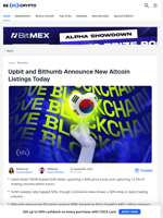 Leading South Korean Exchanges Are Listing Two Altcoins Today