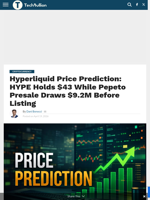 Hyperliquid Price Prediction: HYPE Holds $43 While Pepeto Presale Draws $9.2M Before Listing - TechBullion