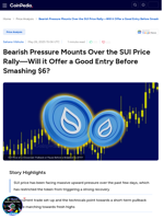 Bearish Pressure Mounts Over the SUI Price Rally—Will it Offer a Good Entry Before Smashing $6?
