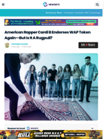 Cardi B Endorses $WAP Token—But Is It A Rugpull?